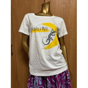 画像: Tシャツ[Hoaka&moo]ホワイト